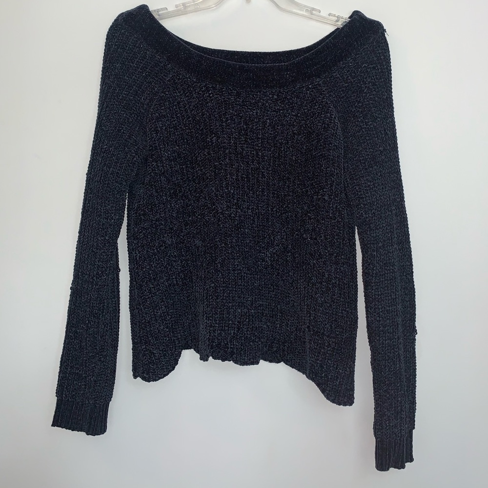 Altar’d State Navy Blue Long Sleeve Sweater